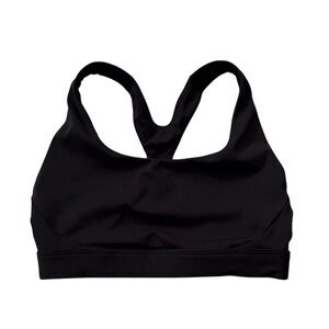 Athleta Black Athletic Sports Bra With Keyhole Back